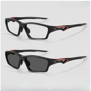 JN IMPRESSION Long and Short Distance Dual-purpose Reading Glasses Photochromic Mens TR90 Sports Non-slip Trend Cross-border Fashion Anti-blue Light Reading Glasses