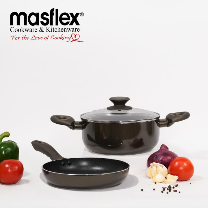 Masflex Aluminum NonStick Master Class Cookware Set (Induction ReadySuitable for all stovetops