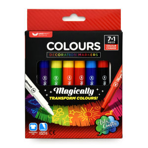 Unicorn Stationery Magically Transformative Decoration Marker UDM-121T (7+1Pcs)