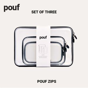 Pouf Zips [Set of 3 Organizers]