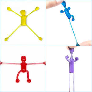 Anti-anxiety Climb Man Toy TPR Fidget Toy Color Assorted Highly Elastic Spoof Props Vent Toys for Kids Toddler
