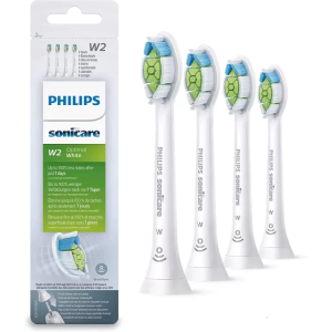4PCSBox PhiIips Sonicare HX6064 Diamondclean Standard Toothbrush Replacement Brush Heads Optimal White Clean Black