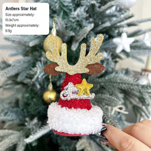 High-quality Super Cute Christmas Antler Hair Clips /Christmas Deer Horn Antlers Hairpins Headdress