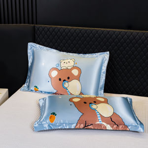 SUNLIGHT HOME 2 Piece Cooling Pillowcases 9 Colors1 Pair Cute Pillow CasesBreathable Pillow Cover