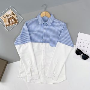 Áo sơ mi nam vải lụa tay dài cổ bẻ phối họa tiết đơn giản sang trọng dễ phối đồ mẫu mới chuẩn shop giá rẻ