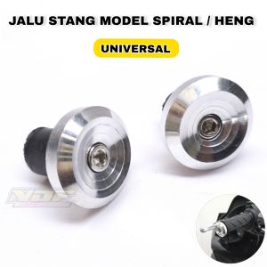 Jalu Bandul Stang Spiral Heng Titanium Chroome Full CNC Universal Semua Motor