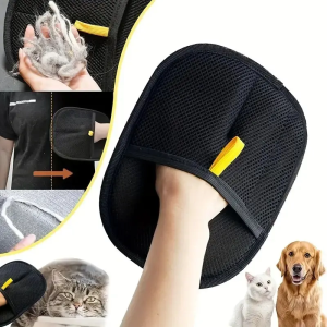 COD Over 1pcs Pet Grooming Gloves Hair Remover Brush Static Dedusting Removing Double Sided