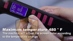 Orig Mac Styler professional Heavy Duty Hair Iron Nano Titanuim Plates 480°F