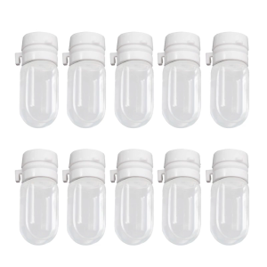 10 Pieces 2ml Sturdy Glass Bottles for Easy Liquid Storage Suitable for Beauty Enthusiasts and Traveler Storage