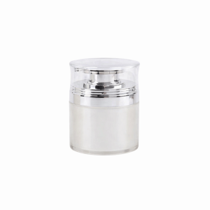 NOBLELYN 30g Bình chân không 50g Nhấn Hũ đựng mỹ phẩm Di động Kem dưỡng da Hũ kem acrylic Kích thước du lịch