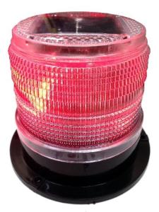 LUMIC 1230R RED LED SOLAR MAGNETIC WARNING LIGHT