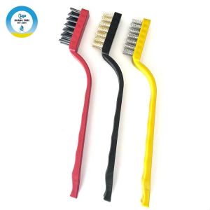 Bộ 3 Bàn Chải Thép - Đồng - Cước vệ sinh Bếp Gas Nhà Bếp Đánh Rỉ Sét Vệ Sinh Lốc Máy Ô Tô Xe Máy
