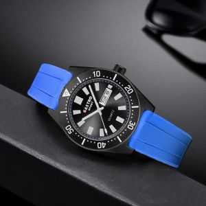 JAM TANGAN PRIA GASTRO TANGGAL HARI AKTIF STRAP RUBBER ANALOG / JAM TANGAN CASUAL PREMIUM PRIA ANTI AIR FREE BOX DAN BATERAI CADANGAN
