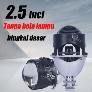 BILED 2.5 Inch WST 3 Inch Lampu Utama Biled Projector Original Premium Dengan Devi 100 Watt Super Terang   Fiber Karbon   Aksesori Mobil lampu depan proyektor Diode