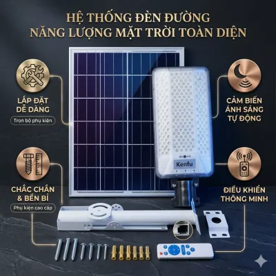 Bộ đèn năng lượng mắt trờ mắt ngọc siêu sáng công suất 2000W - tặng bộ chân đỡ kim loại