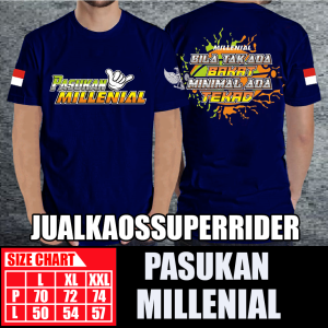 BAJU KAOS DISTRO PASUKAN MILLENIAL