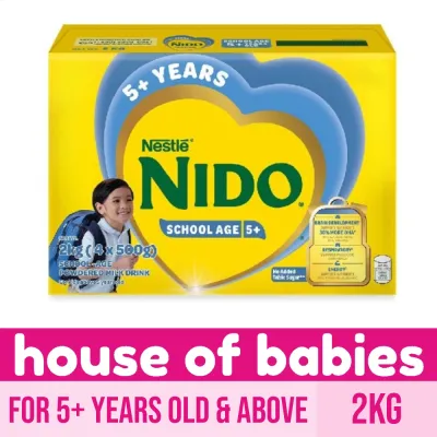 NIDO 5+ 2kg For Children Above 5 Years Old Powdered Milk Drink