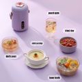 [Ready Stock] 8 in 1 Electric Stew Pot Slow Rice Cooker Multi-function Mini Health Pot Portable Kettle. 