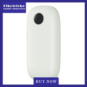 USB แบบชาร์จไฟได้ที่อุ่นมือ S ที่อุ่นมือได้นำกลับมาใช้ใหม่ได้3ระดับความร้อนพร้อมแบตเตอรี่สำรอง4000MAh เครื่องให้ความอุ่นไฟฟ้าที่อุ่นมือของขวัญฤดูหนาว