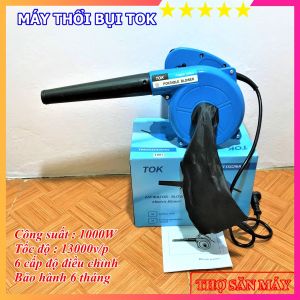 Máy Thổi Hút Bụi Hai Chức Năng TOK 1200W - Hút Bụi Thổi Bụi Siêu Khỏe - Đầy Đủ Phụ Kiện - Bảo Hành 6 Tháng