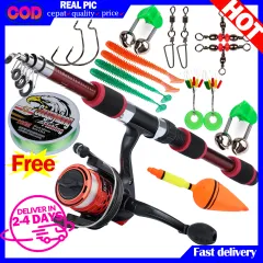 COD] Fishing Rod Full Set 1.8m Rod Spinning and 1000-4000 Reel