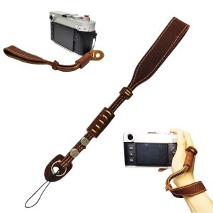LUSIT PU Leather Camera Wristband Durable Comfortable Touch Camera Wrist Strap Universal Adjustable Length Camera Hand Strap All Models