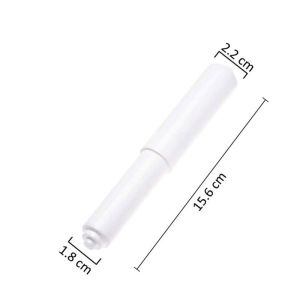 Toilet Paper Holder Roller Spring Retractable Toilet Roll Paper Tube Plastic Tissue Roller