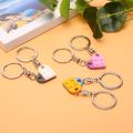 Gantungan Kunci Hati Love Heart Brick Keychain Couple Warna Warni. 