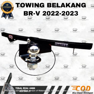TANDUK TOWING DEPAN BELAKANG BESI BAR PELINDUNG BEMPER MOBIL BR-V 2022-2023