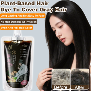 He Shou Wu Black Hair Dye Repair Damaged Hair Black Hair Dye Cream Multiflorum Hair Coloring Lotion 天然黑何首乌染发剂