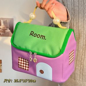 Large capacity portable waterproof women cosmetic bag A309