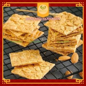 Bánh ngói hạnh nhân Alpha nutrition ăn kiêng giảm cân ăn vặt healthy eatclean