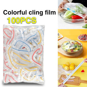 【600Pcs】Fresh Keeping Bag Food Films Plastic Wrap Bowl Covers Reusable Storage Bag Kitchen