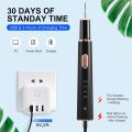 Plaque Remover for Teeth, Tartar Remover for Teeth Cleaning with 4 Replaceable Heads and 3 Adjustable Modes, Rechargeable Teeth Cleaning Plaque Remover for Home. 