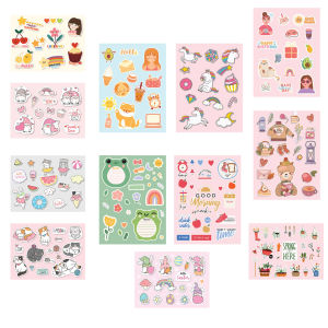 Miếng dán sticker trang trí in họa tiết xinh xắn phù hợp thủ công