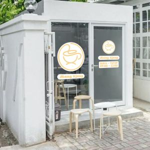 Pusat Wallsticker - Stiker Kaca /Usaha Toko Daging Buah / Caffee Restorant Padang /Custom Stiker