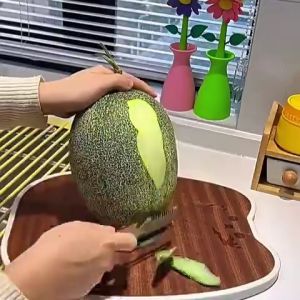 Thickened version Multifunctional Stainless Steel Peeler Wooden Handle Vegetable Bottle Opener Tool