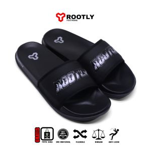 Rootly - Sandal Pria Selop Bahan Double Mesh Flazz