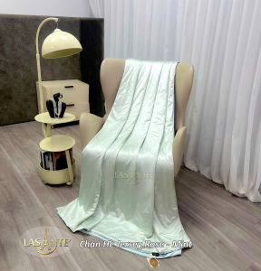 Chăn hè lụa Lasante Jersey chần bông mỏng kích thước 2mx2m3 mát lạnh mềm mại