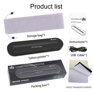 YILONG Wireless Tattoo Transfer Stencil Printer Machine Papers ATS886L