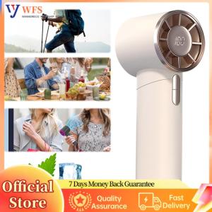 【Flagship】Portable Handheld Turbo Fan Small Pocket Fan 100 Gear Wind Desktop Cooling Fan High Speed for Outdoor Activities Working