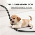 🇸🇬 10/28mm Cable Wrap Tube Cord Protector  Management Installer Clip  Cable Holder Organizer  spiral cable wrap. 