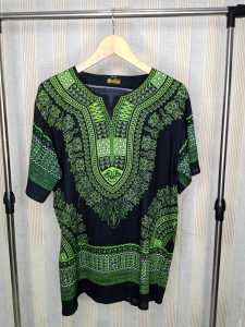 Terlaris kaos Dashiki/ baju random uje / baju barong motif uje / baju Bangkok / baju kaos pria wanita / baju uje