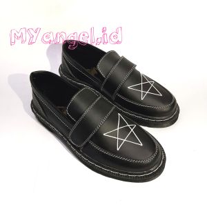 dokmar bintang hitam pria stars bintang terbaru karet kulit sintetis loafers slip on kasual