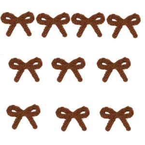 10pcs Bowknot miếng vá để may vào thêu Bowknot may trên Sợi Các Bản vá lỗi đính cho áo khoác quần áo trẻ em Jeans Túi
