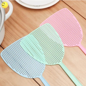 ZH296 Fly Swatter Manual SWAT Pest Control Plastic with Long Handle Plastic Swatter