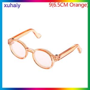 xuhaiy Plush Doll Glasses Accessory Round Frame 6.5/9.5cm Eyewear Clear Lens