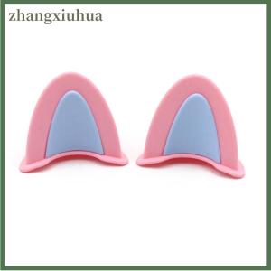 zhangxiuhua 2Pcs Cat Ears Helmet Decoration Motorcycle Electric Stickers Decor Cute Multicolor Motorcycle Helmets Accessories Universal