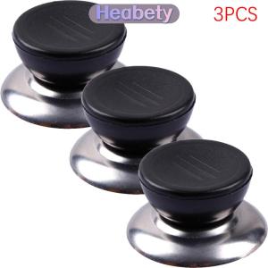Heabety 1 3pcs Pan nồi nắp xử lý phổ bộ phận đồ nấu nướng Pan tay Grip Bìa thay thế nắp nồi nắp núm xử lý phụ kiện nhà bếp