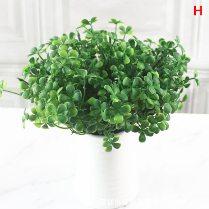 [Eqrbtl] Artificial Plants Fake Leaf Foliage Bush Home Office Garden ...